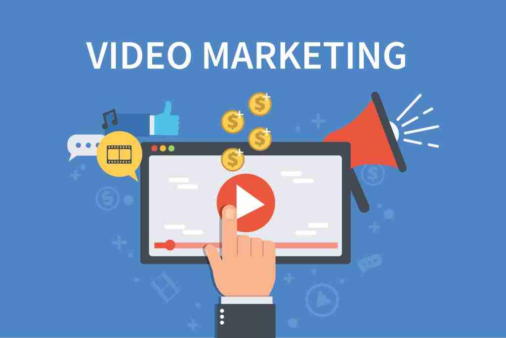 Infographic that says video marketing